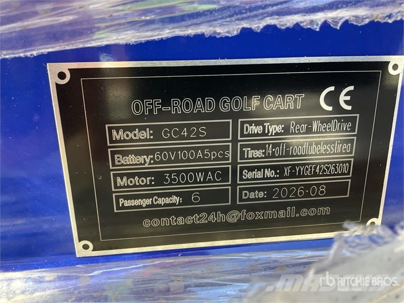 SDLOOL SL-GC42S Electric Off-Road Golf Cart (Unuse Гольф-мобілі
