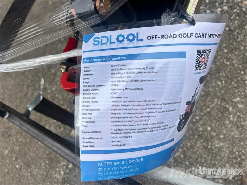 SDLOOL SL-GC42S Electric Off-Road Golf Cart (Unuse Vozila za golf