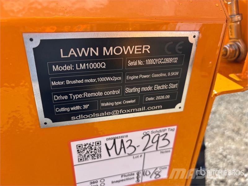  SDLOOL SL-LM1000Q Remote Control Lawn Mower (Unuse ركوب الحشائش