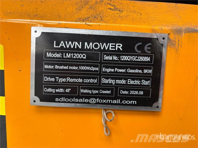  SDLOOL SL-LM1200Q Remote Control Lawn Mower (Unuse ركوب الحشائش