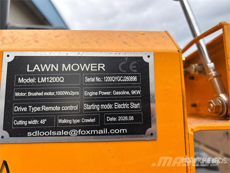 SDLOOL SL-LM1200Q Remote Control Lawn Mower (Unuse ركوب الحشائش