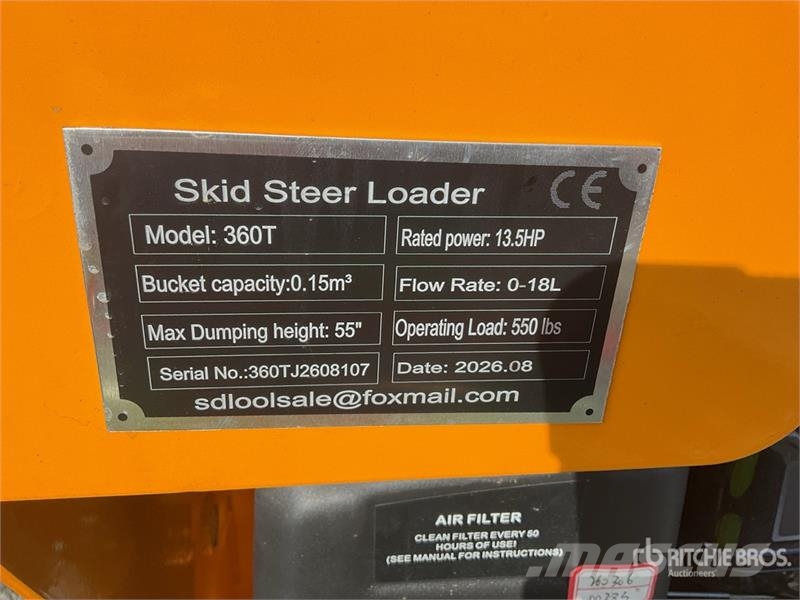 SDLOOL SL360T Skid Steer Loader (Unused) Kompaktlader
