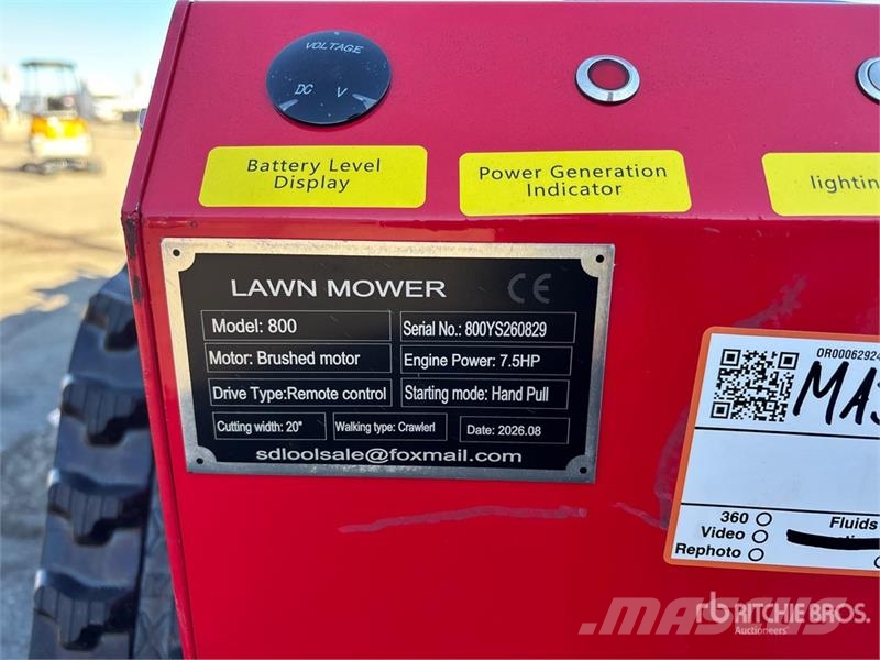 SDLOOL SL800 Remote Control Lawn Mower (Unused) Vrtni traktor kosilnice