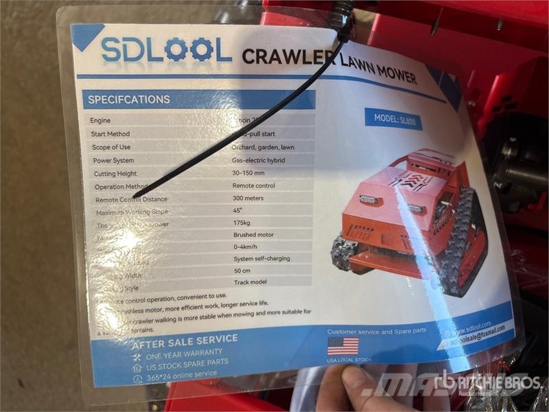  SDLOOL SL800 Remote Control Lawn Mower (Unused) Tractores corta-césped