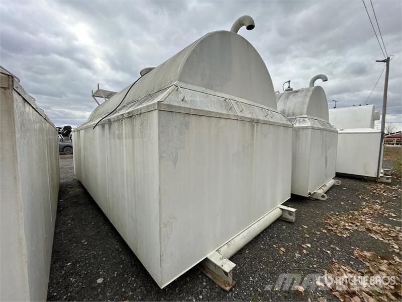  Skid Mounted Steel Oil 20 Ft x 10 Ft Fuel Tank صهاريج الوقود والصهاريج الإضافية