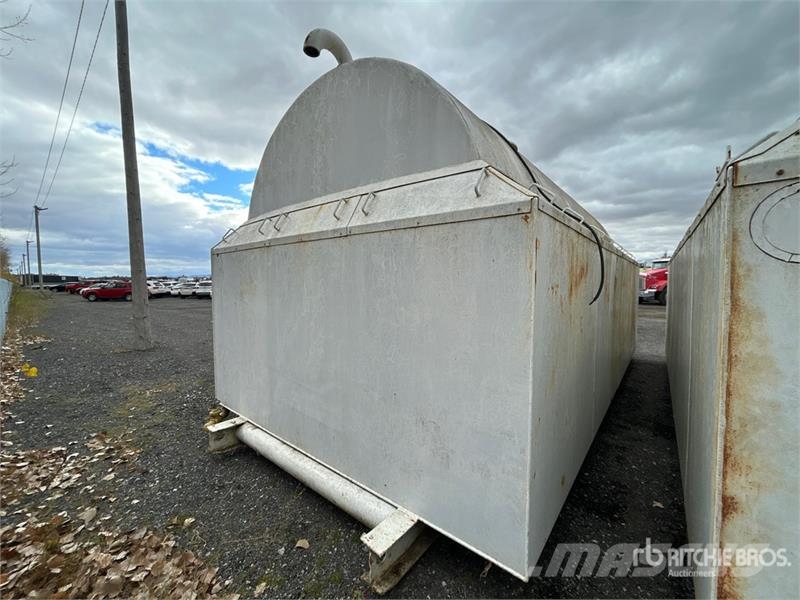  Skid Mounted Steel Oil 20 ft x10 ft Fuel Tank صهاريج الوقود والصهاريج الإضافية
