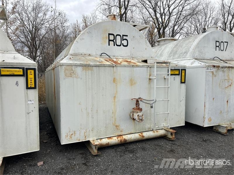  Skid Mounted Steel Oil 20 Ft x 10 Ft Fuel Tank صهاريج الوقود والصهاريج الإضافية
