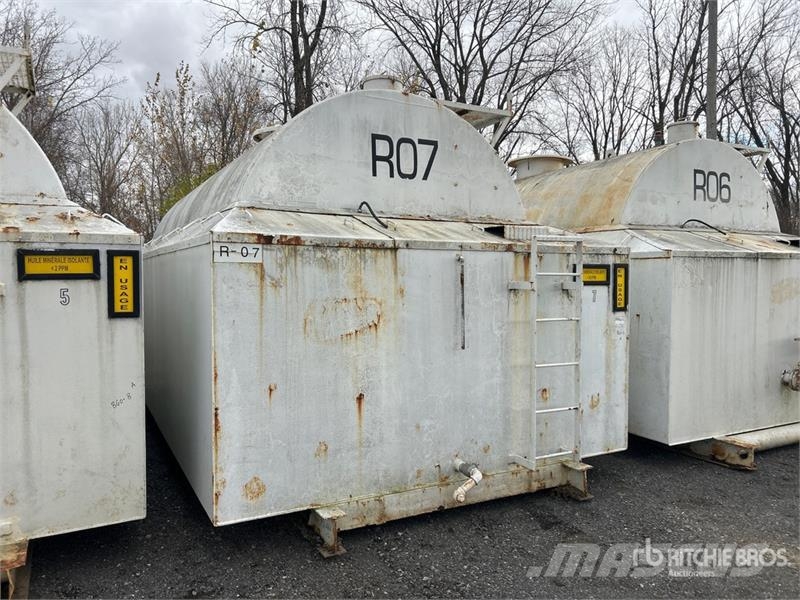  Skid Mounted Steel Oil 20 ft x 10 ft Fuel Tank صهاريج الوقود والصهاريج الإضافية
