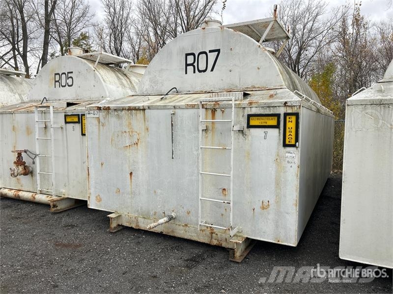  Skid Mounted Steel Oil 20 ft x 10 ft Fuel Tank صهاريج الوقود والصهاريج الإضافية