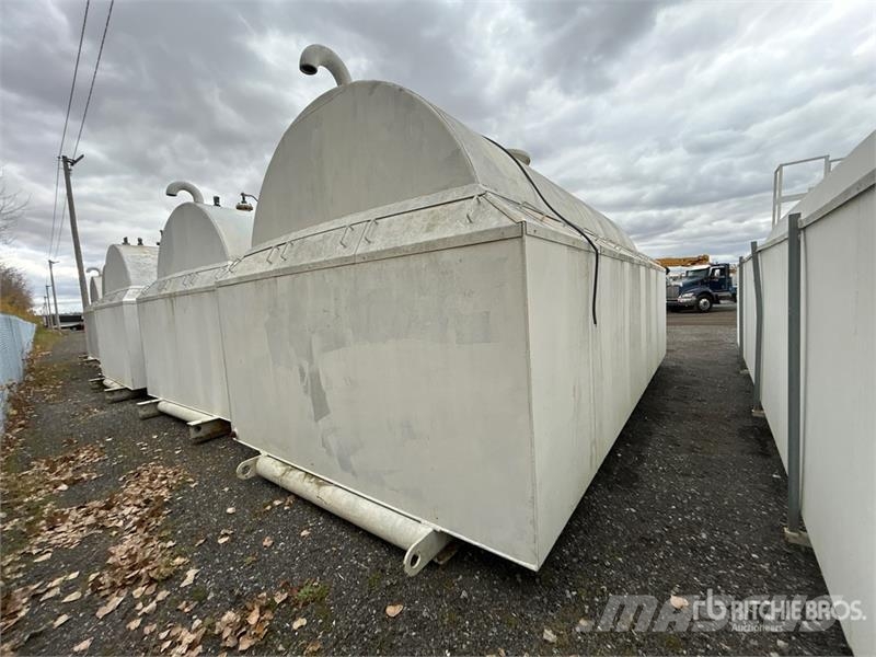  Skid Mounted Steel Oil 20 Ft x 10 Ft Fuel Tank صهاريج الوقود والصهاريج الإضافية