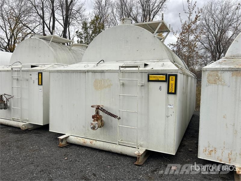  Skid Mounted Steel Oil 20 Ft x 10 Ft Fuel Tank صهاريج الوقود والصهاريج الإضافية