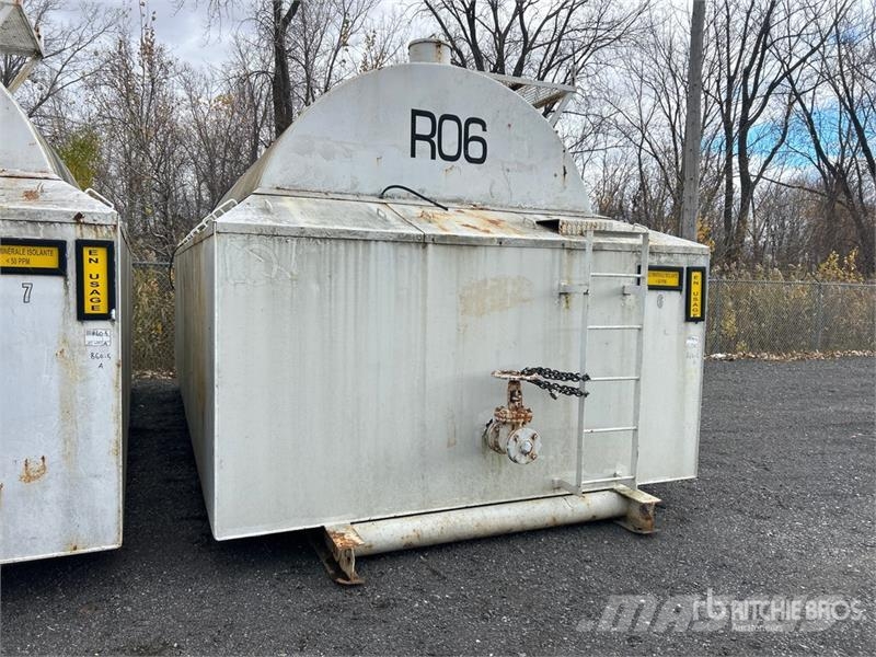  Skid Mounted Steel Oil 20 ft x10 ft Fuel Tank صهاريج الوقود والصهاريج الإضافية