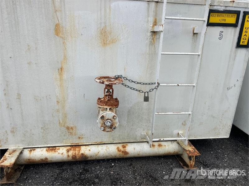  Skid Mounted Steel Oil 20 Ft x 10 Ft Fuel Tank صهاريج الوقود والصهاريج الإضافية