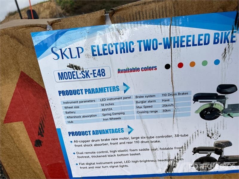 SKLP SK-E48 Electric Scooter (Unused) Terénne vozidlá