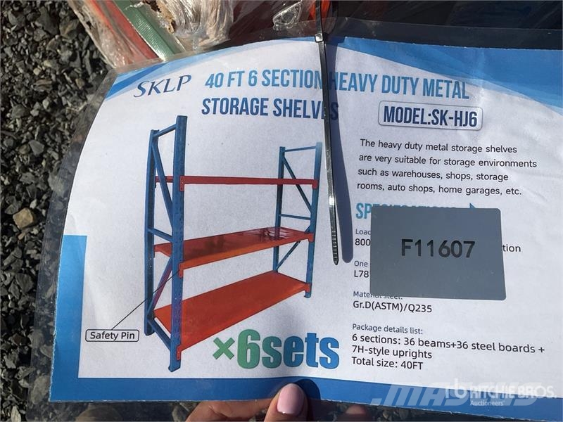 SKLP SK-HJ6 Metal Storage Shelving (Unused) Drugi deli