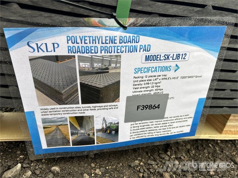  SKLP SK-LJB12 94 in x 47 in Polyethylene Ground Pr ملحقات وقطع غيار معدات الحفر