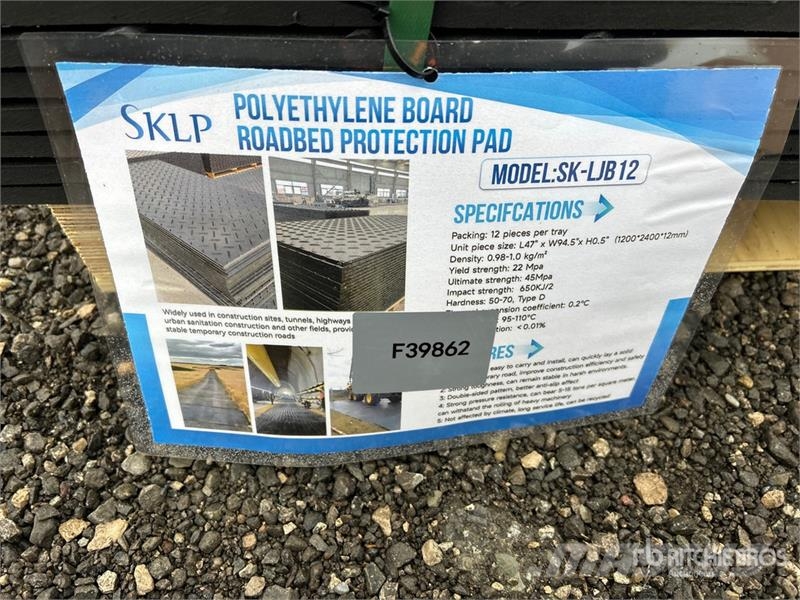  SKLP SK-LJB12 94 in x 47 in Polyethylene Ground Pr ملحقات وقطع غيار معدات الحفر