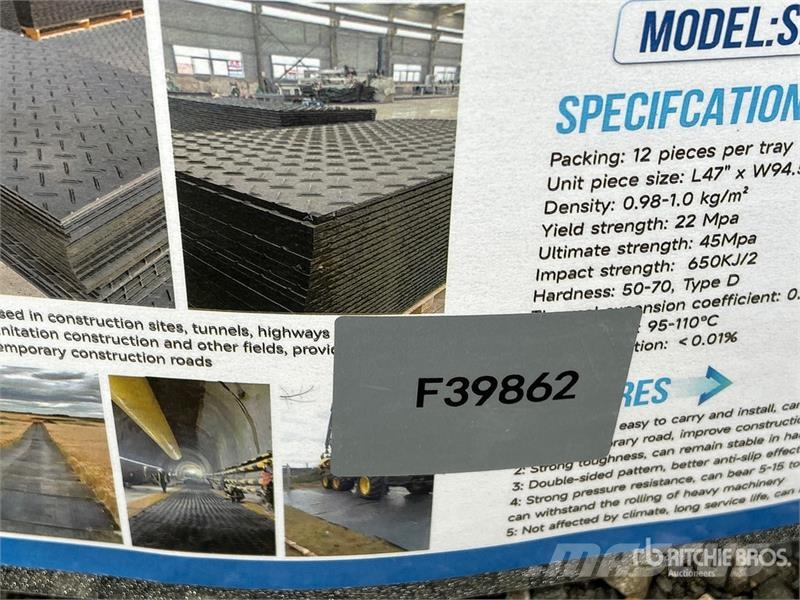  SKLP SK-LJB12 94 in x 47 in Polyethylene Ground Pr ملحقات وقطع غيار معدات الحفر