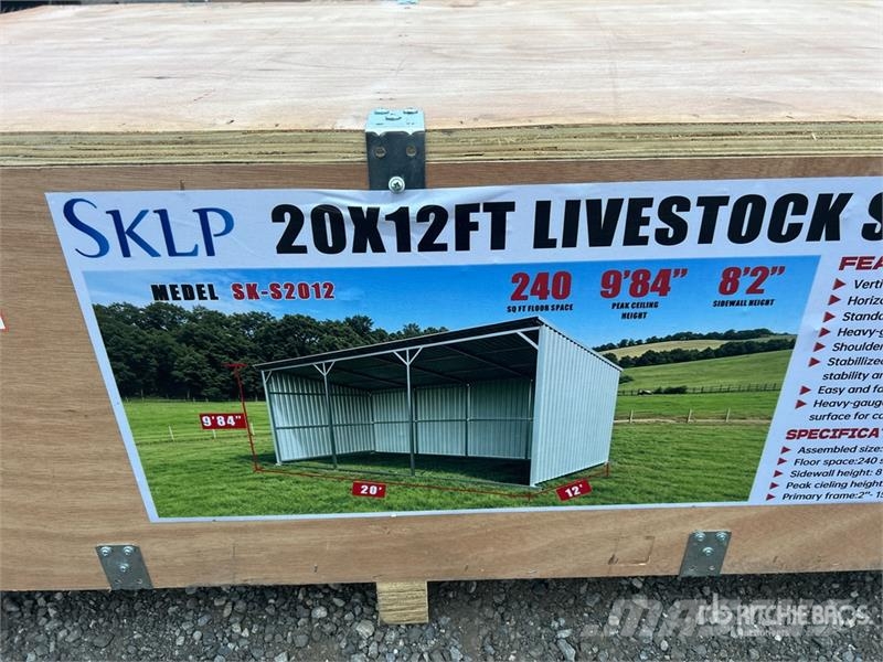  SKLP SK-S2012 20 ft x 12 ft H 9 ft 8 in Livestock  ماكينات وملحقات مواش أخرى