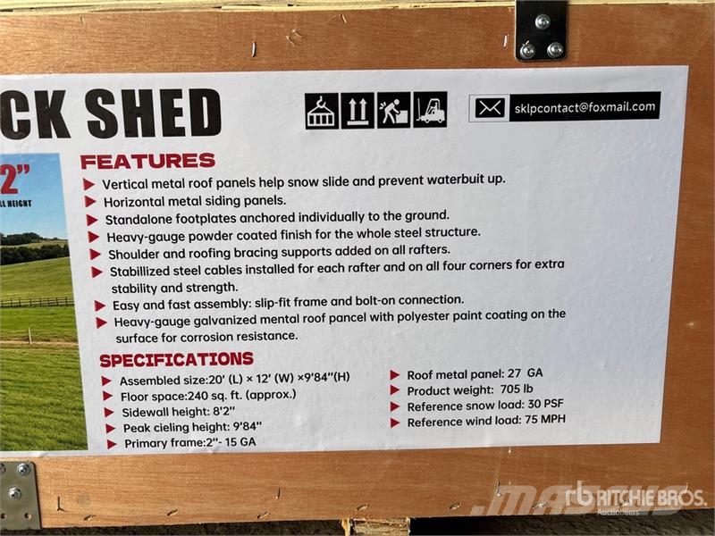 SKLP SK-S2012 Livestock Shelter (Unused) Other livestock machinery and accessories