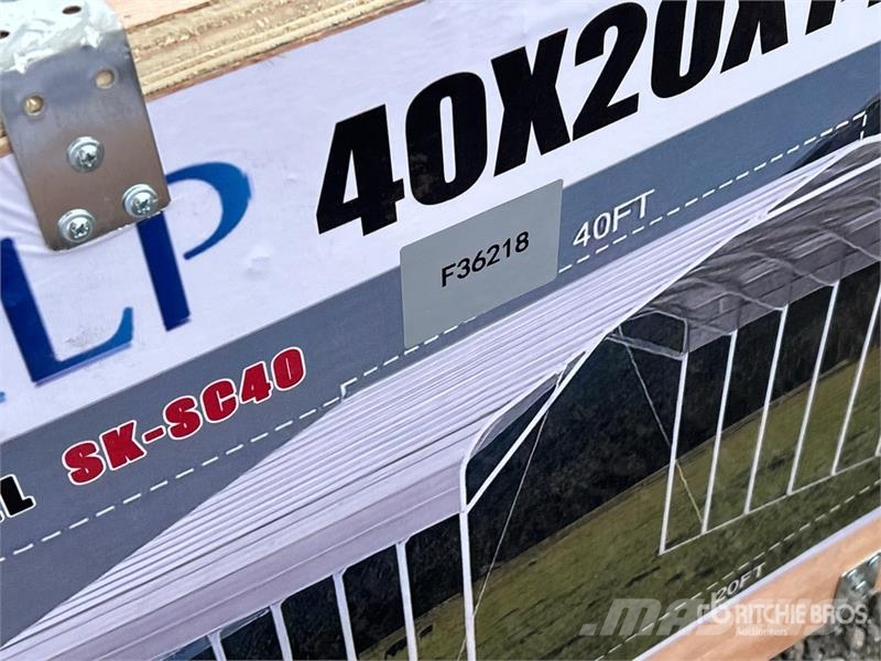  SKLP SK-SC40 20 ft x 40 ft All-Steel Carport Steel frame buildings