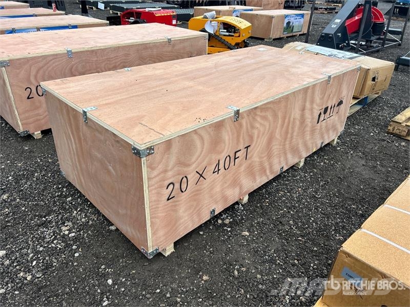  SKLP SK-SC40 20 ft x 40 ft All-Steel Carport (Unus Steel frame buildings
