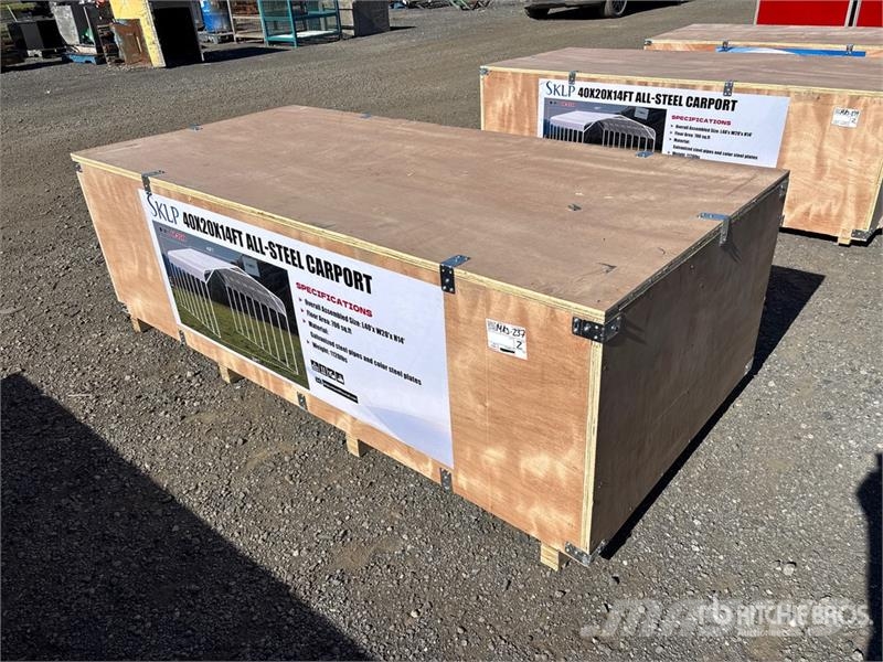 SKLP SK-SC40 20 ft x 40 ft All-Steel Carport (Unus Stalen constructies
