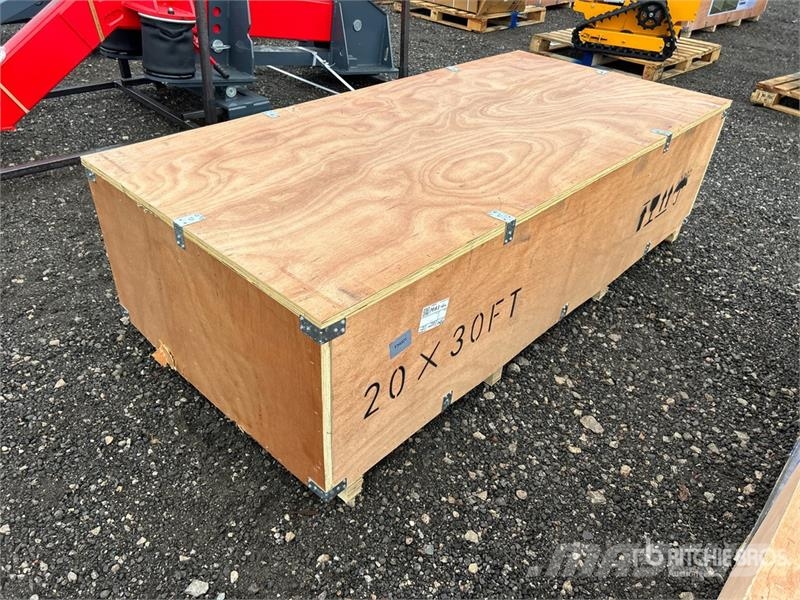 SKLP SK-ZP20 20 ft x 30 ft All-Steel Enclosed Carp Steel frame buildings