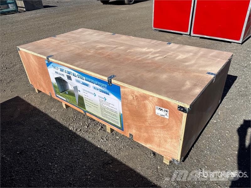 SKLP SK-ZP20 20 ft x 30 ft All-Steel Enclosed Carp Stalen constructies