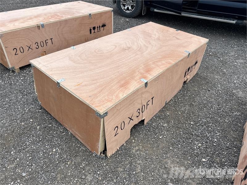  SKLP SK-ZP20 20 ft x 30 ft All-Steel Garage Carpor Steel frame buildings