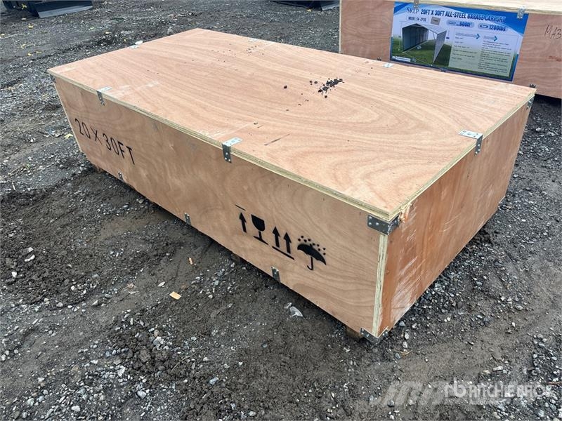  SKLP SK-ZP20 20 ft x 30 ft All-Steel Enclosed Carp Edificación de acero