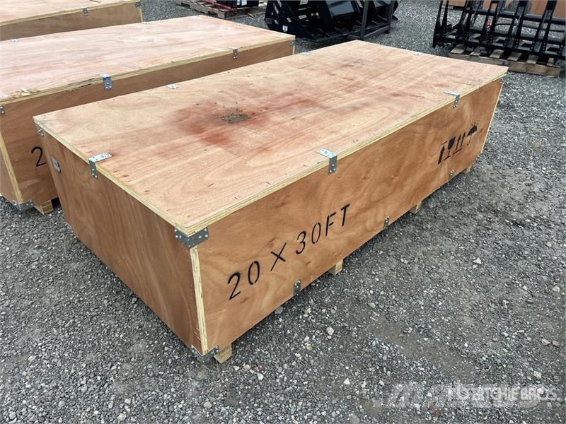  SKLP SK-ZP20 20 ft x 30 ft All-Steel Enclosed Carp Steel frame buildings