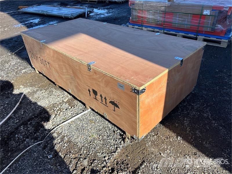  SKLP SK-ZP20 20 ft x 30 ft All-Steel Enclosed Carp Edificación de acero