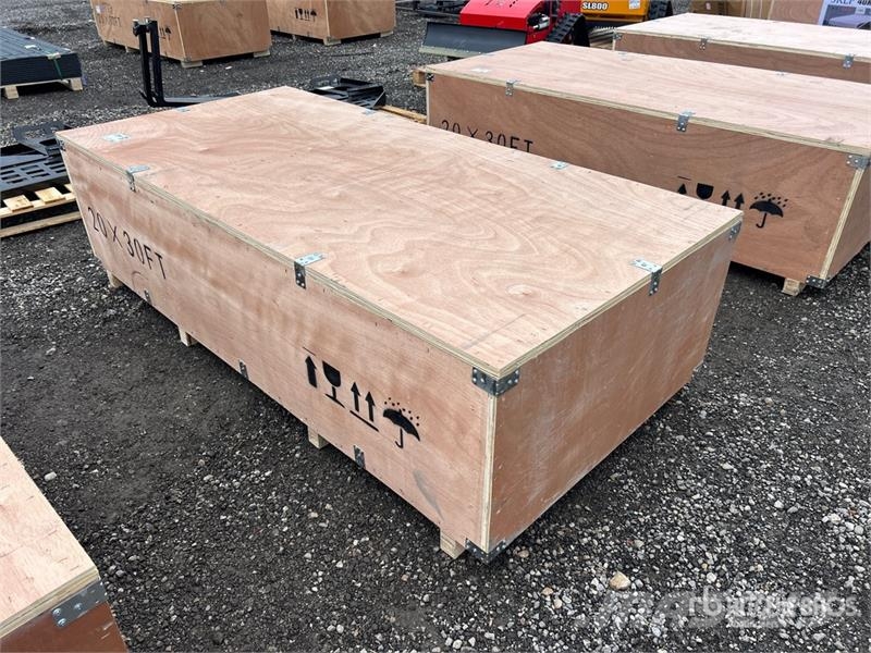 SKLP SK-ZP20 20 ft x 30 ft All-Steel Garage Carpor Acélszerkezetes épületek