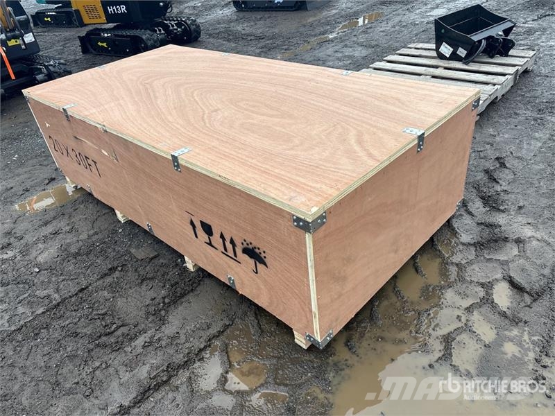 SKLP SK-ZP20 20 ft x 30 ft All-Steel Enclosed Carp 鋼架建築