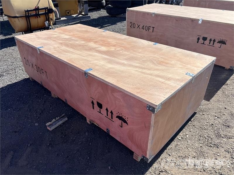 SKLP SK-ZP20 20 ft x 30 ft All-Steel Enclosed Carp Stalen constructies