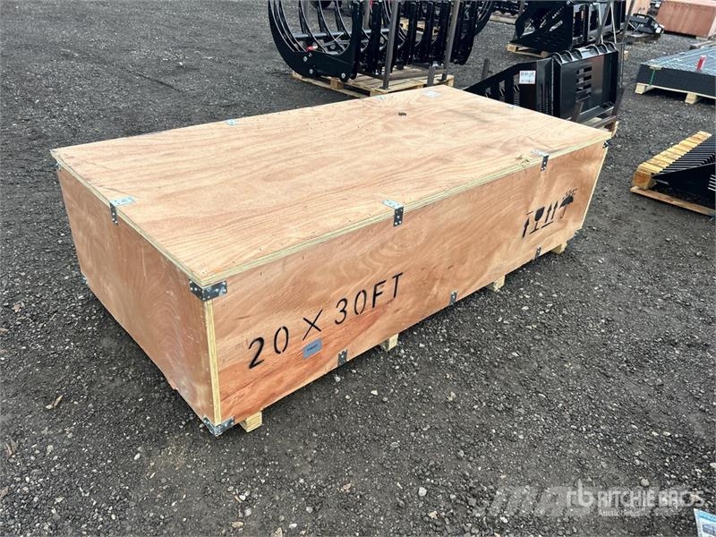 SKLP SK-ZP20 20 ft x 30 ft All-Steel Enclosed Carp Teraskonstruktsiooniga ehitised