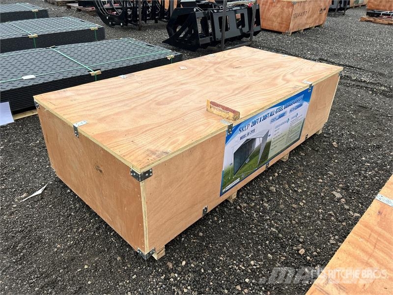 SKLP SK-ZP20 20 ft x 30 ft All-Steel Enclosed Carp Steel frame buildings