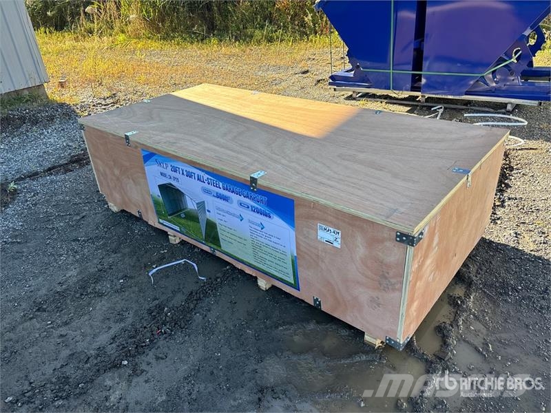  SKLP SK-ZP20 20 ft x 30 ft All-Steel Enclosed Carp Edificación de acero