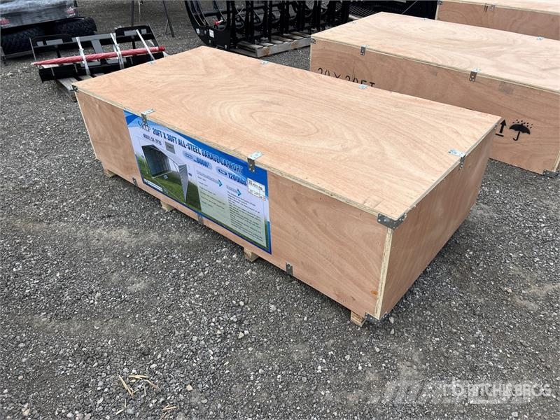 SKLP SK-ZP20 20 ft x 30 ft All-Steel Garage Carpor Steel frame buildings