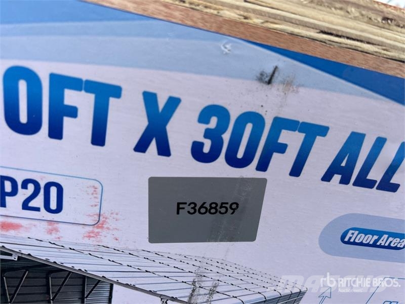 SKLP SK-ZP20 20 ft x 30 ft All-Steel Garage Carpor Acélszerkezetes épületek