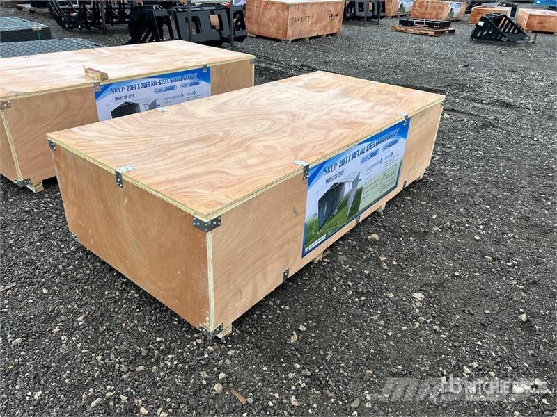SKLP SK-ZP20 20 ft x 30 ft All-Steel Enclosed Carp Steel frame buildings