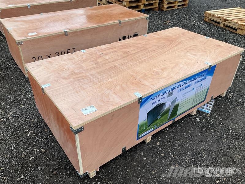 SKLP SK-ZP20 All-Steel Enclosed Carport Steel frame buildings