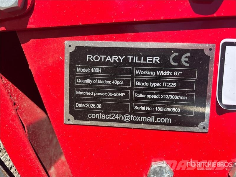 SKLP SK180 70 in 3-Point Rotary Tiller (Unused) Kardánhajtású ekék és Forgó-boronák