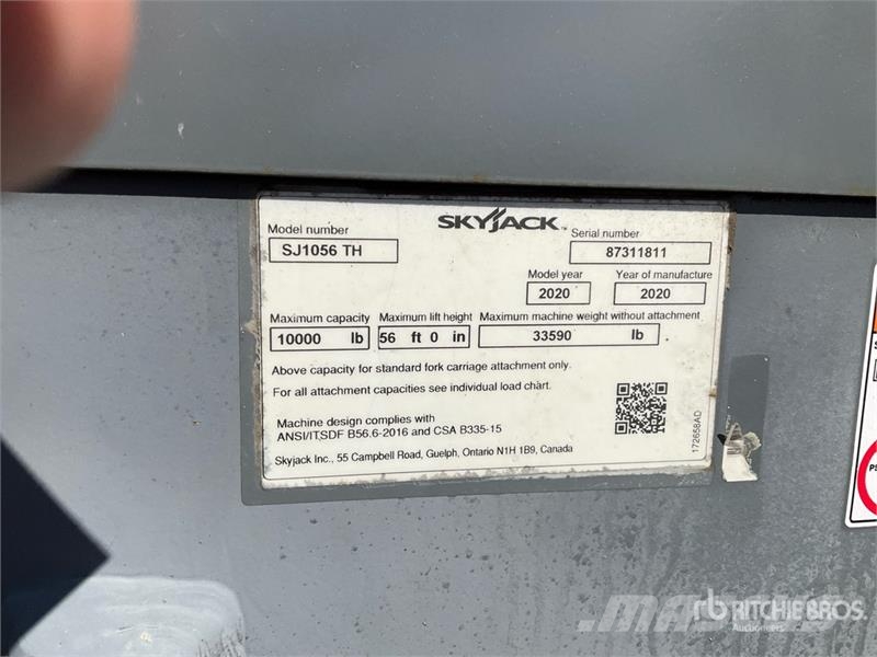 SkyJack SJ1056TH Telehandler Teleskopiskie manipulatori