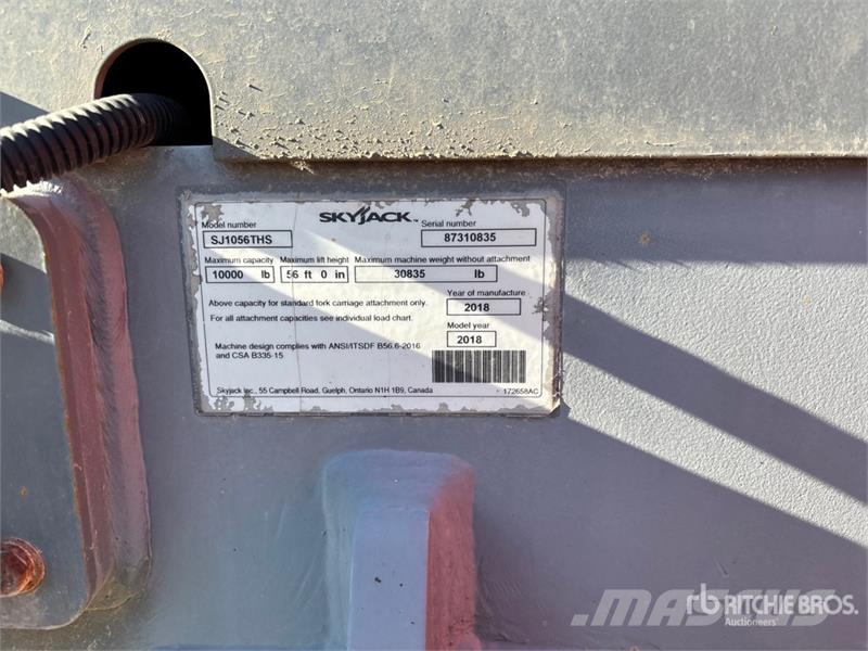 SkyJack SJ1056THS Telehandler Телескопические погрузчики