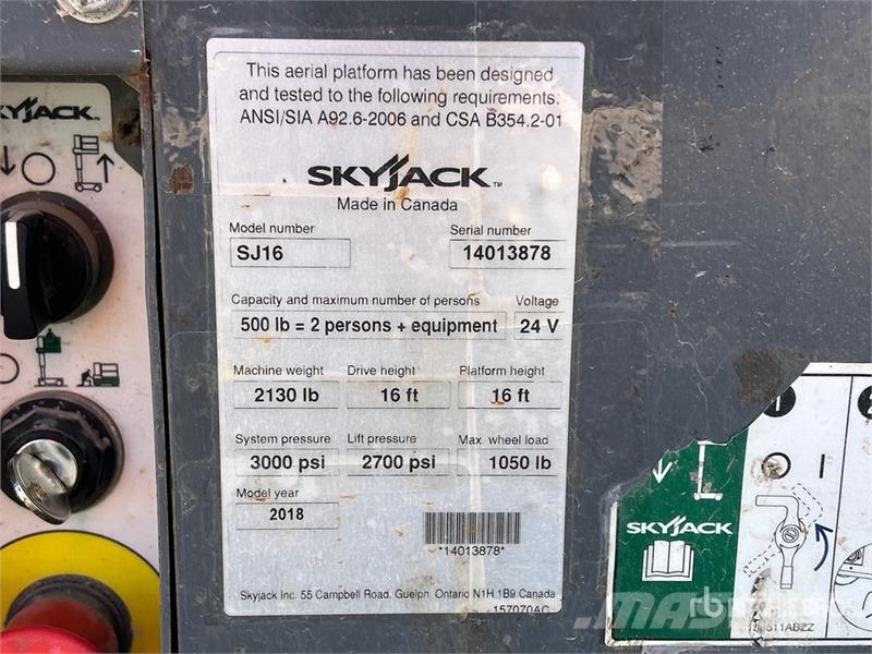 SkyJack SJ16 Personenaufzüge