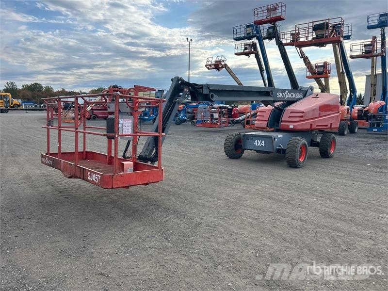 SkyJack SJ45T 4WD Dual Fuel Telescopic Boom Lift Teleskopiskie pacēlāji