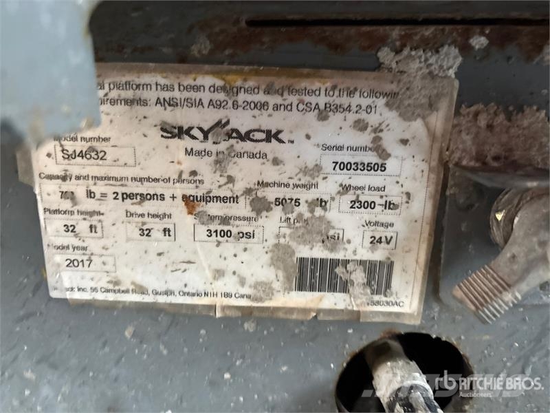 SkyJack SJ4632 Electric Scissor Lift Škaraste platforme