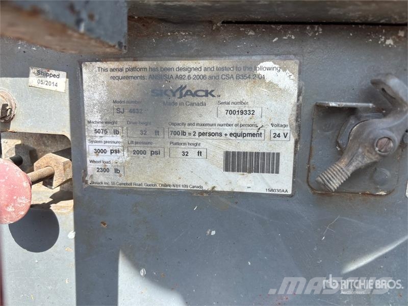 SkyJack SJ4632 Electric Scissor Lift Scissor lifts